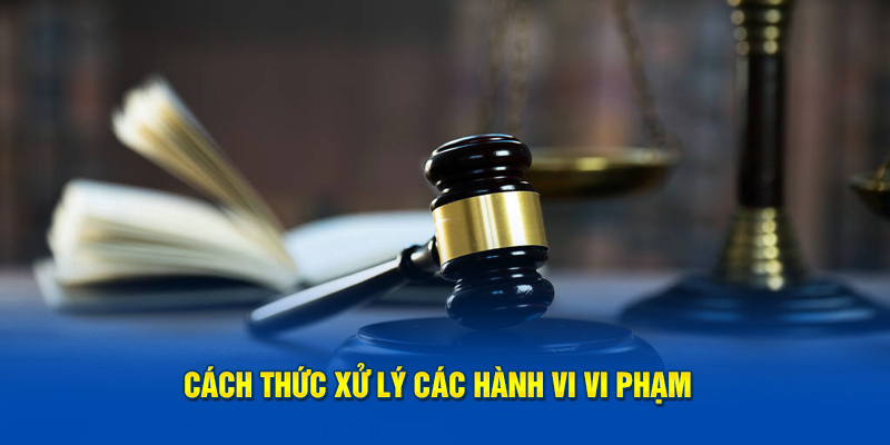 Cách thức tiến hành xử lý các hành vi vi phạm